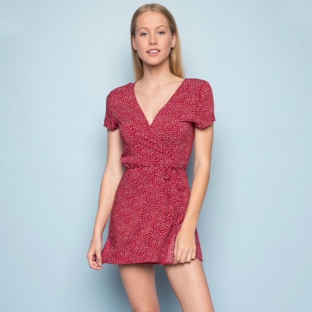 Brandy Melville Robbie Wrap Dress